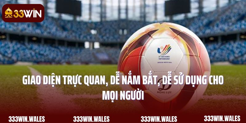 Giao diện trực quan, dễ nắm bắt, dễ sử dụng cho mọi người